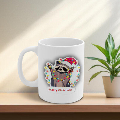 Racoon Play With Deco Mug