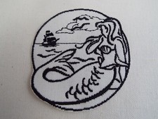 Mermaid Ship Embroidered iron On Patch