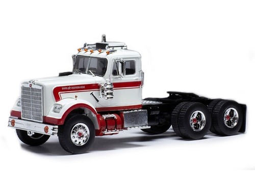 IXOMODELS - Camion solo de 1977 couleur jaune et noir - FREIGHTLINER