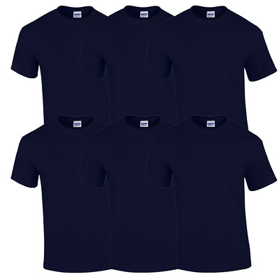6 GILDAN T-SHIRTS HEAVY COTTON M L XL XXL SHIRT HERREN BAUMWOLLE NEUE FARBSETS