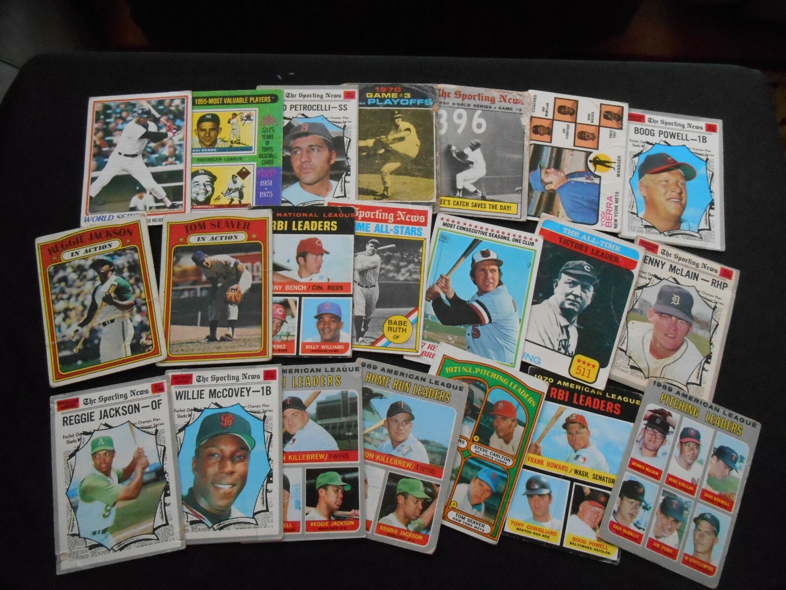 1972 1975 1970 Topps Baseball Lot 100 Nolan Ryan Rose Bench Schmidt Brett LOADED - Picture 4 of 12
