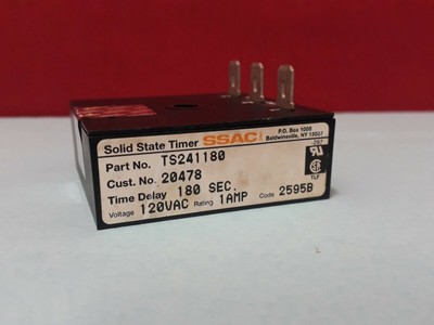 SSAC TS241180 Solid-State-Timer 120 VAC 1AMP 180 SEK.