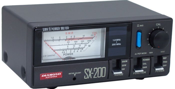DIAMOND SX-200 ROSMETRO/WATTMETRO 1,8-200 MHZ 200W