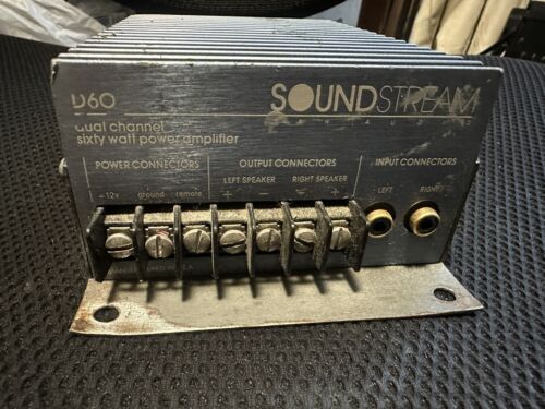 Soundstream D60 2 Channel Car Amplifier - Afbeelding 1 van 5