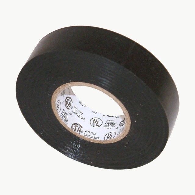 JVCC EL7566AW Premium Grade Electrical Tape 3/4 in. x 66 ft. (Black