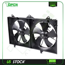 Radiator Condenser Cooling Fan Assembly For 2002 2003 2004-2006 Toyota Camry XLE