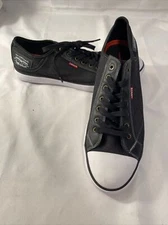 NWOB MEN'S LEVI STRAUSS AND CO. Black Denim SNEAKER SHOES  13 ￼￼ Comfort Tech