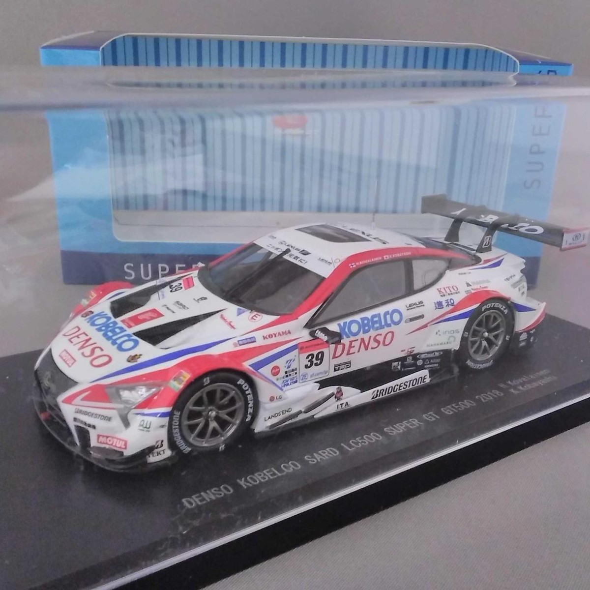 エブロ 1/43 デンソー コベルコ サード LC500 スーパーGT2018 EBBRO Minicar 1/43 DENSO KOBELCO SARD LC500 SUPER GT GT500