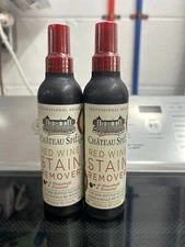 2-pack lot Chateau Spill Red Wine Stain Remover Clothes Safe 4oz Remover Spray