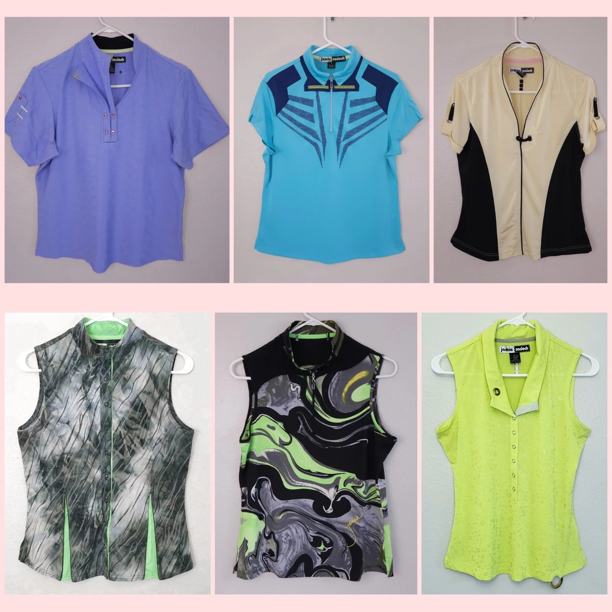 Jamie Sadock Short Sleeve Golf Activewear Tops for Women for sale