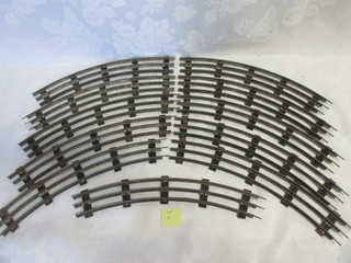 Lionel or Marx Train Track O Gauge: 11 Pcs of Curved 13 Track LOT 4