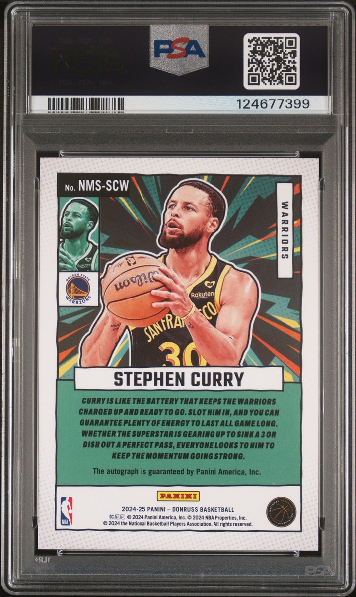 2024 PANINI DONRUSS NET MARVELS SIGNATURES GOLD #NMSSCW STEPHEN