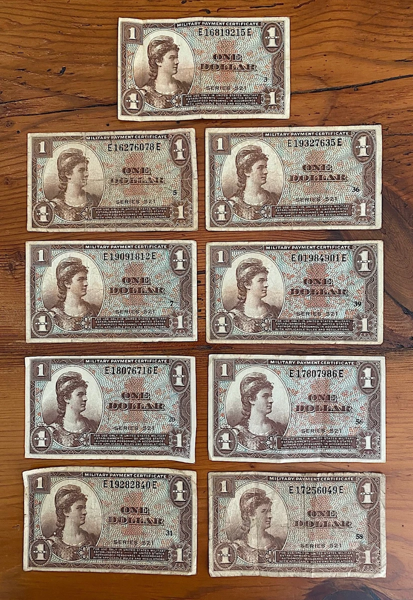 Circulated $1 US Military Payment Certificates for sale | eBay