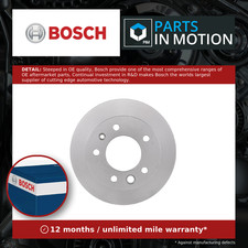 Image of 2x Brake Discs Pair Vented Front 276mm 0986478849 Bosch Set A9014210312 BD749