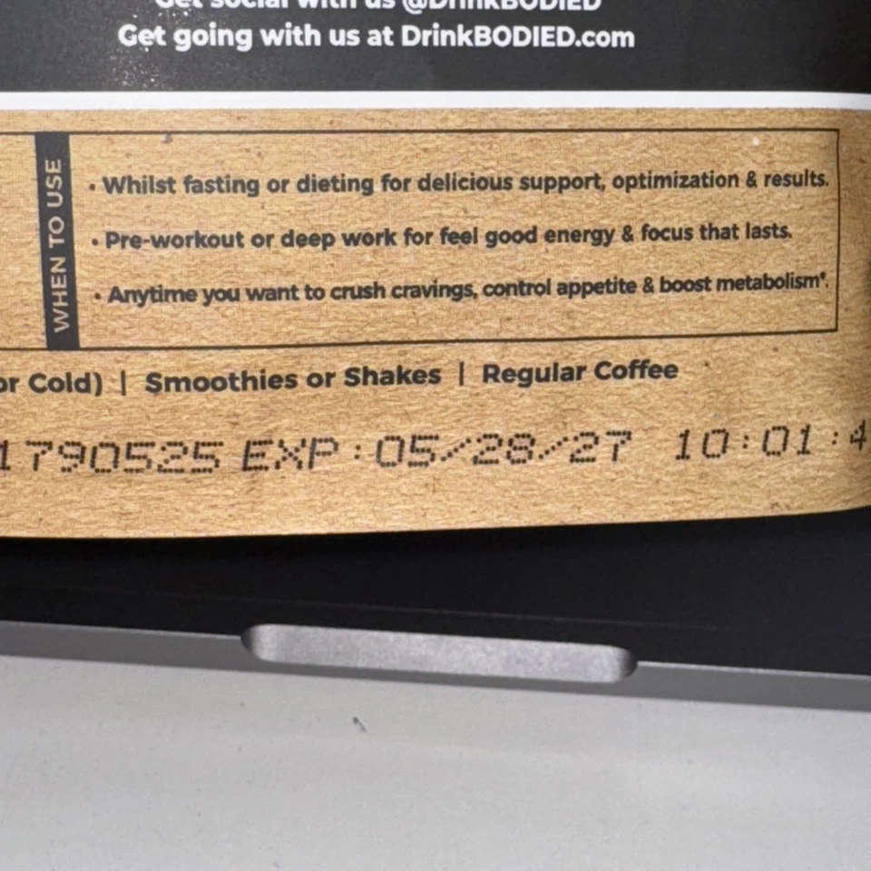 BODIED Superalimento Café Ligero Medio Tostado 80 Mg Control Trifásico del Apetito (paquete de 2 Foto 3 de 3