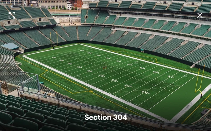 Boletos Patriots vs Bengals 2025 semana 12 23/11/25 sección 304 fila 2 asientos 7 y 8 Foto 2 de 2