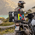 Wasserdichter 65L Motorrad Koffer, Motorradkoffer Topcase große Kapazität