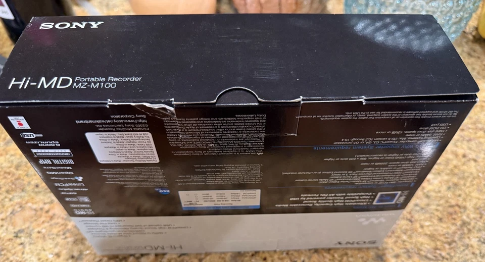 Sony HI-MD Portable Recorder MZ-M100 New In Box - Image 2 of 4