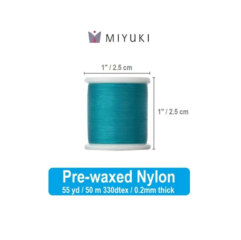 Miyuki Beading Nylon Thread, 55 Yards / 50m Spool, 330dtex / 0.2mm Made in Japan - Image 2 of 2