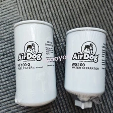 New AirDog Pureflow 2 Micron Fuel Filter + Water Separator FF100-2 x1 WS100 x1