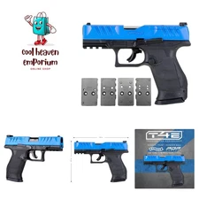 T4E Paintball Gun Marker - .43 Caliber with Blowback Action & 8-Shot Magazine