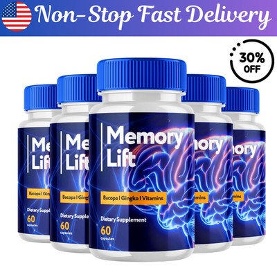 Memory Lift Brain Maximum Support Supplement Pills Advanced Formula 60 Capsules