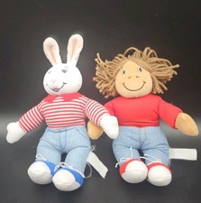 Vintage 1990s Arthur  Francine Plush Arthur  Friends Marc Brown 9" Dolls