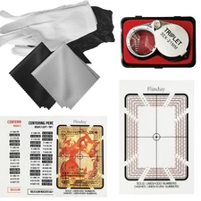 Card Grading Centering Tool for Pokemon, Card Cleaning Kit, Grading Tool