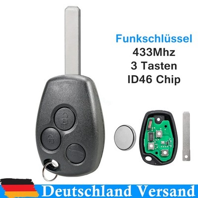 For 2014 2015 2016 2017 Opel Vauxhall Movano Vivaro Funk Schlüssel Chip 433MHz