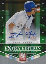2012 Elite Extra Edition Signature Status Emerald #45 Zack Jones Auto /25 -BB