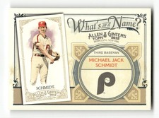 2012 Topps Allen & Ginter #WIN50 Mike Schmidt What's in a Name?