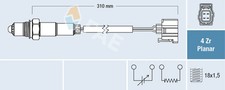 Für FAE 77427 OXYGEN SENSOR Für FAE 77427 OXYGEN SENSOR