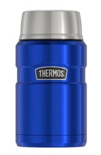 Thermos Stainless King Vacuum Insulated Food Jar/ Keep Items Hot/Cold Blue 24oz