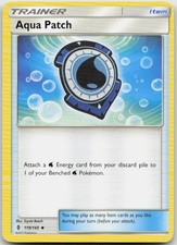 Aqua Patch 119/145 Uncommon Guardians Rising Pokemon TCG LP