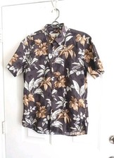 Vintage High Surf Shirt Men  s Medium Hawaiian Aloha Floral Button Up Casual Camp