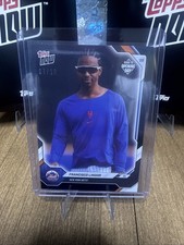 2026 Topps Now Road to Opening Day Francisco Lindor Black Foil /10 Mets OD-176