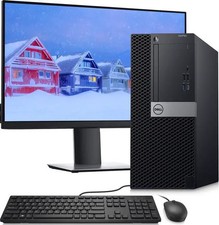 Dell Optiplex 7060 Tower Desktop i5-8500 8GB RAM 256GB SSD 24 in Monitor W11