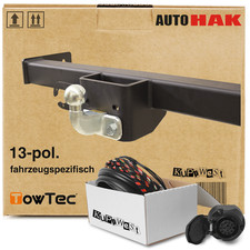 Für VW T4 90-98 Pritsche Auto Hak Anhängerkupplung starr & 13poliger E-Satz NEU
