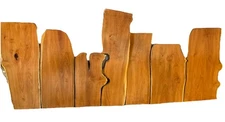Live Edge Hardwood Headboard—7 Panel Solid Eastern Red Cedar 80 X 37 Handmade