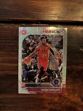 2019-20 Panini NBA Hoops #228 Bruno Fernando RC - Lazer Prizm - Atlanta Hawks