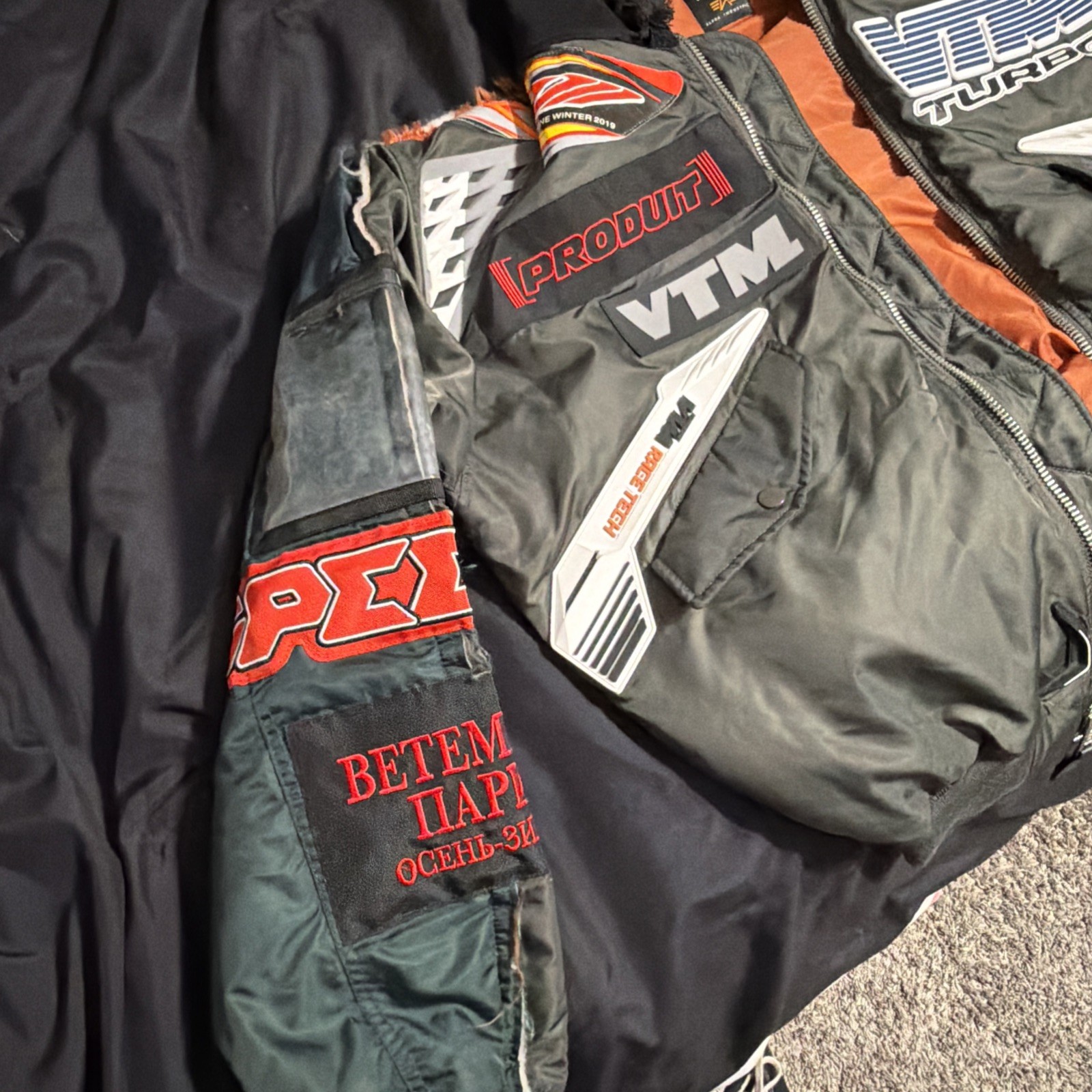 2019 Vetements x Alpha Industries Racing Bomber Jacket image 4