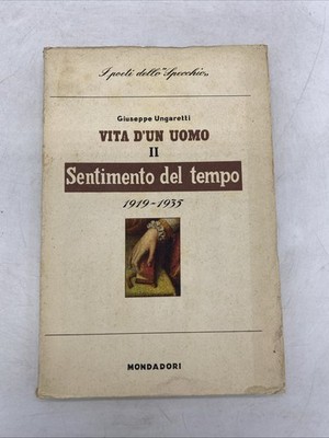 GIUSEPPE UNGARETTI - ZEITGEFÜHL - MONDADORI