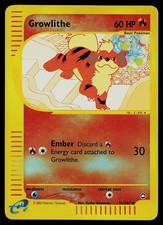 Pokemon Card - Growlithe Aquapolis 51 Reverse Holo Uncommon on eBay
