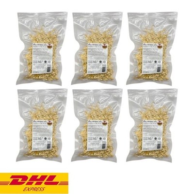 6x Dried Shredded Green Raw Papaya for Som Tum Thai Cooking Ingredient 50 g
