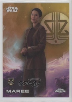 2025 Topps Chrome Star Wars Gold Refractor 41/50 Maree #87 1g0y