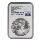 2020 American Silver Eagle NGC MS-69 (P) Emergency Production First Releases