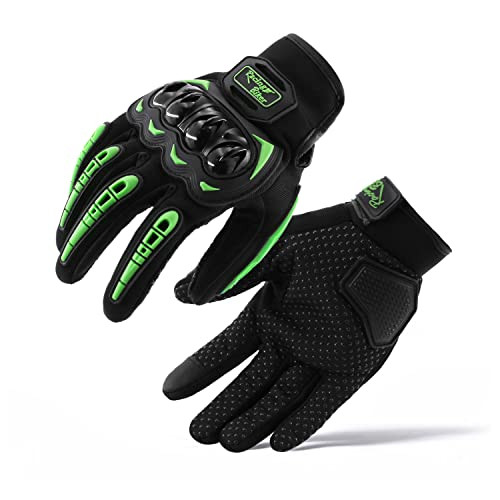Breathable Touchscreen Motorcycle Gloves for Men and Women, Non-Slip Design