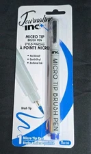 Journaling Inc+ Metallic Blue Ink Brush Marker 1 Count NEW