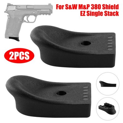 4Pcs Single Stack For Grip S&W M&P 380acp Shield EZ Mag.azine Grip Extension Mag