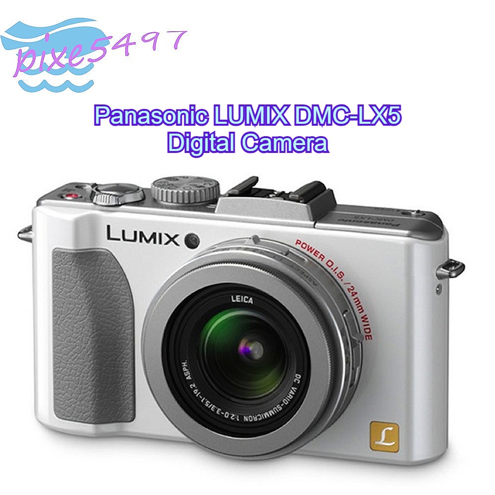 Panasonic LUMIX DMC-LX5 Digital Camera 10.1MP 3.8X Optical Zoom